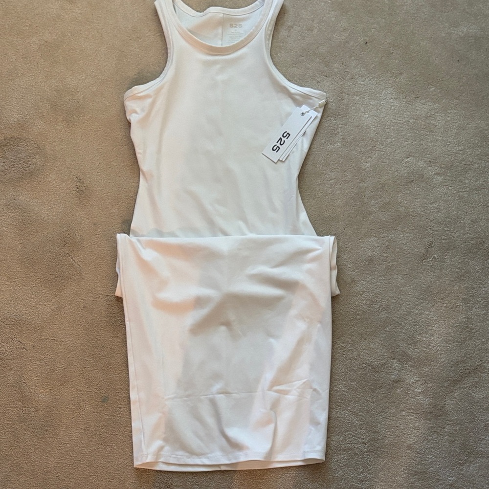525 America Classic White body com dress